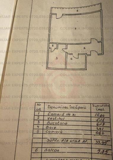 Berceni, Oltenitei, garsoniera de vanzare.